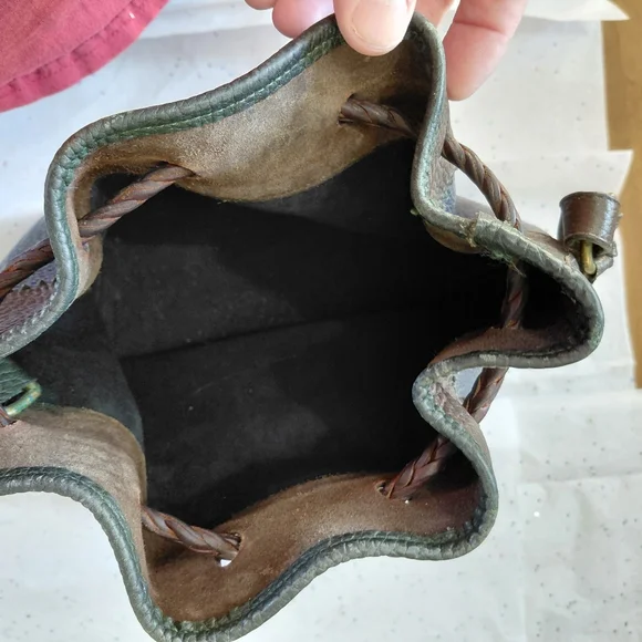 Vintage Dooney and Bourke Teton Drawstring Bucket Bag - Picture 7 of 8